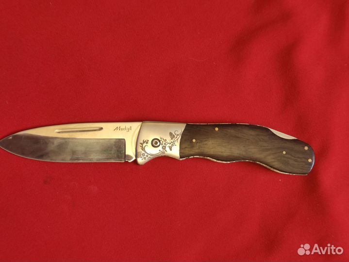 Нож, сталь D-2, HRC60, Original,накладки малаз.дуб