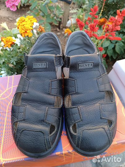 Летние туфли для мальчика школьные. Кожа. 37 р-р