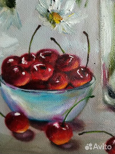 Картина маслом на холсте натюрморт