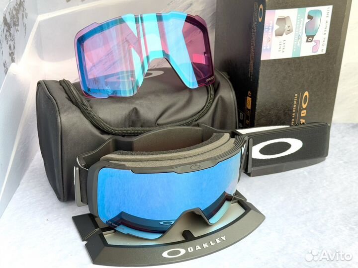 Горнолыжная маска Oakley Line Miner Pro M Sapph +