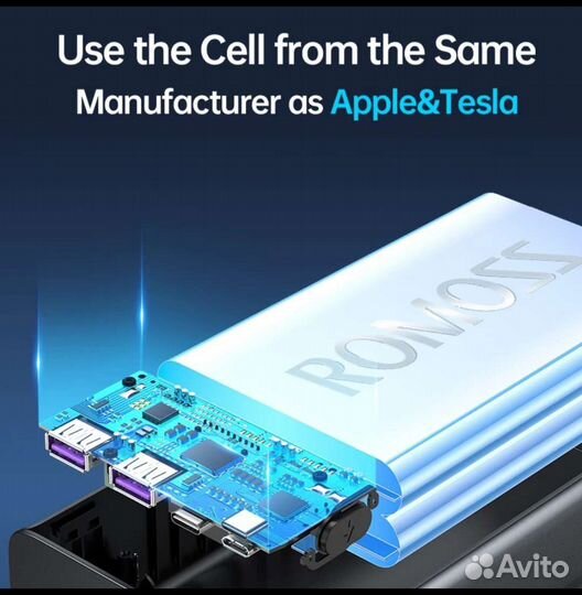 Power bank Romoss PD 65w 40.000 mah