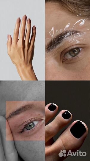 Маникюр / педикюр / брови / ресницы