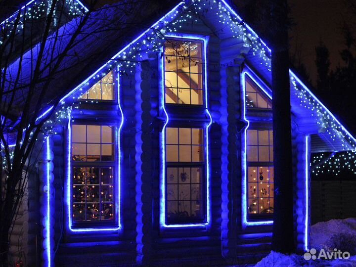 Монтаж гирлянд