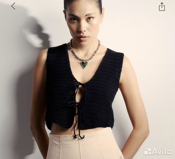 Poison drop Колье безиновое сердце