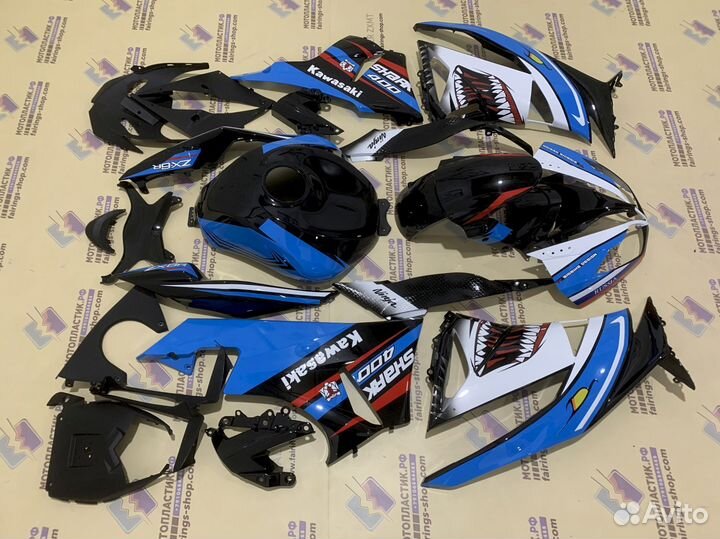 Kawasaki ZX-6R, ZX636 2009-2012 мотопластик обвес