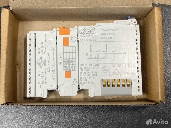 Wago 750-559 новый, 1 шт