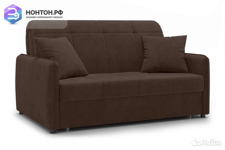 Диван аккордеон Хилтон коричневый