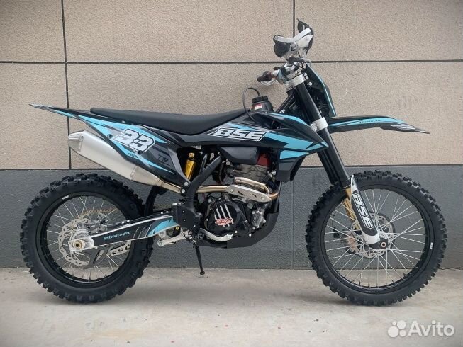 Эндуро / кроссовый мотоцикл BSE T8 Neon Blue