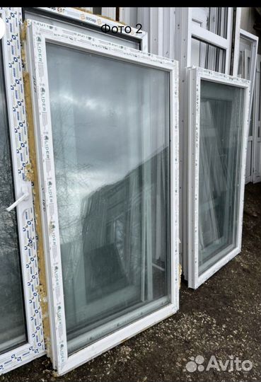 Окна пластиковые бу только глухие много
