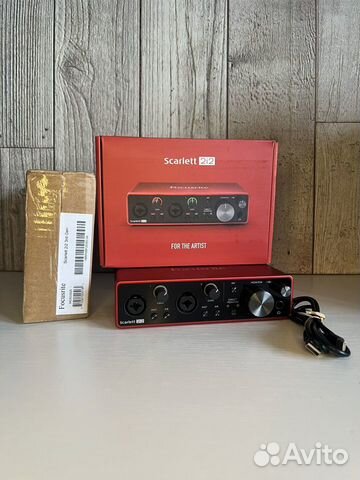 Focusrite scarlett 2i2 3rd gen (как новая )