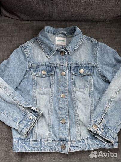 Джинсовая куртка для девочки 122