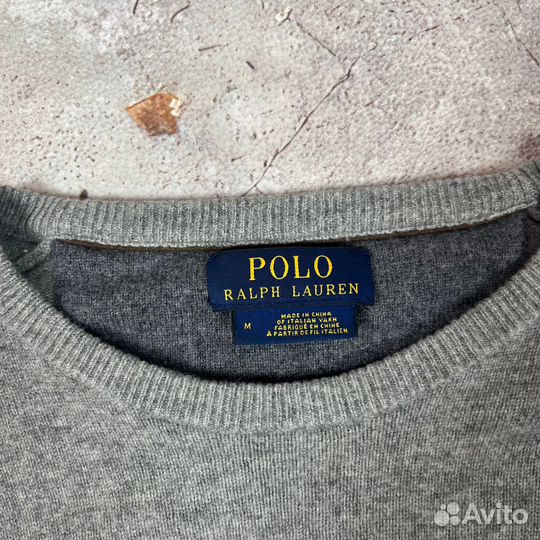 Шерстяной Свитер Polo Ralph Lauren Оригинал M