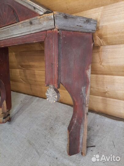 Божница Киот Деревянный Домик для Иконы 19в 1