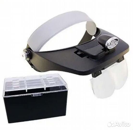 Бинокулярные очки с набором сменных линз