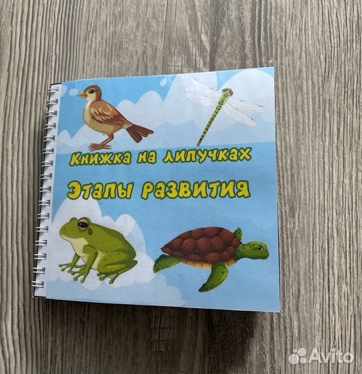 Развивающее пособие на липучках 