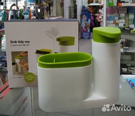 Органайзер для раковины с дозатором