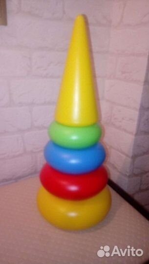 Пирамидка крупная развивающая