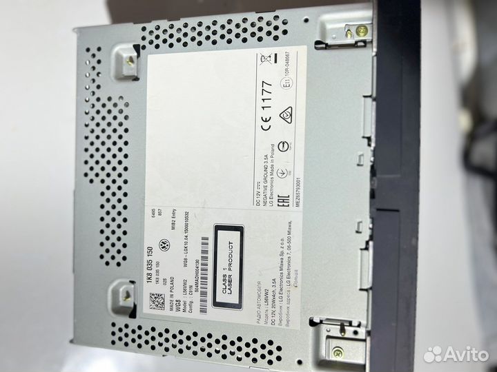 Штатная магнитола Volkswagen