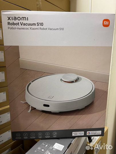 Робот-пылесос Xiaomi Robot Vacuum S10 RU белый