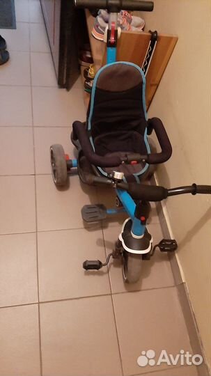 Детский велосипед с ручкой бу