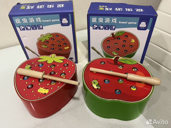 Магнитная рыбалка червячки