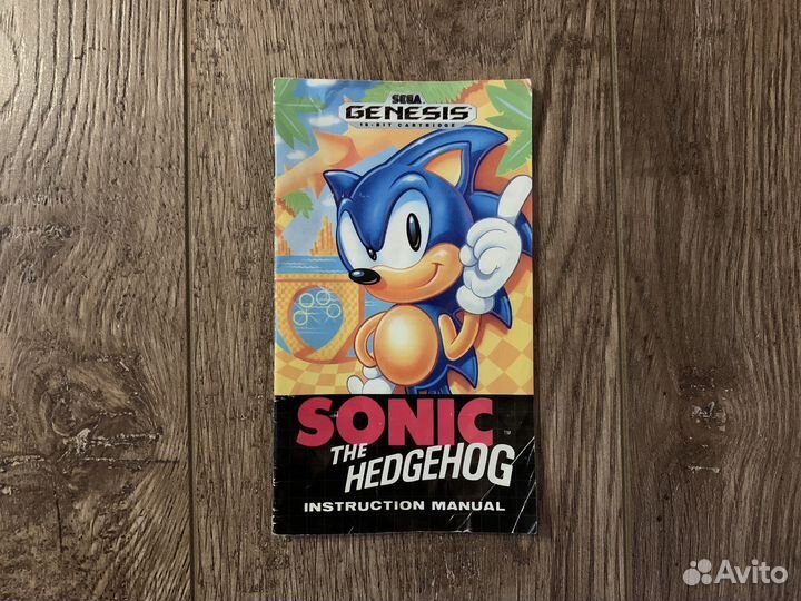 Картридж Sonic The Hedgehog (Лицензия)