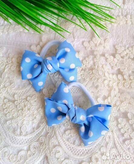 Банты для волос, ручная работа