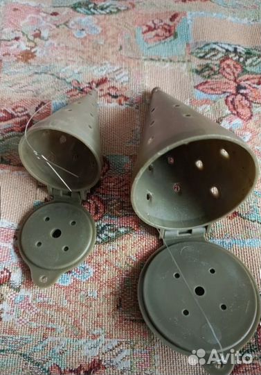 Кормушки для зимней рыбалки большая и малая 2шт