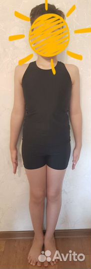 Комплект спортивный, майка и шорты