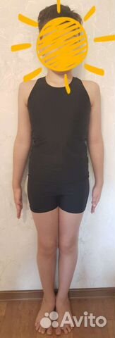 Комплект спортивный, майка и шорты