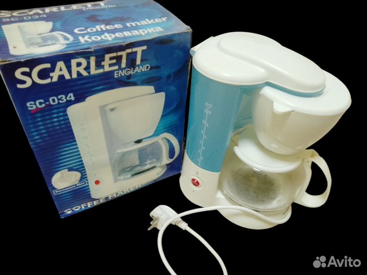 Кофеварка капельная Scarlett SC-034