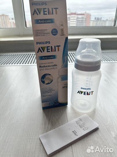 Бутылочка philips avent новая