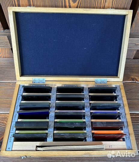 Набор светофильтров для выделения линии ртутного