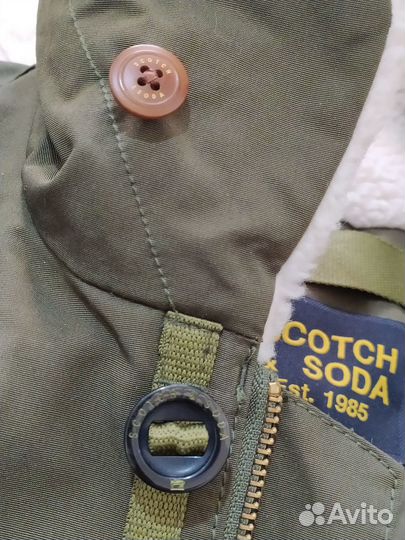 Scotch soda куртка шерпа S оригинал