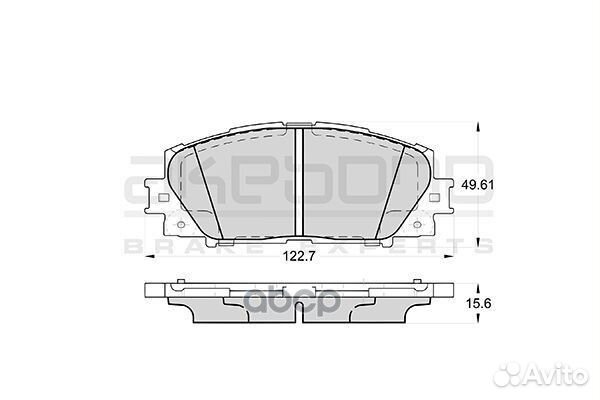 Колодки тормозные дисковые передние подходят для