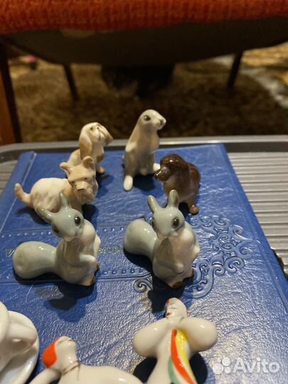 Фарфоровые статуэтки мини