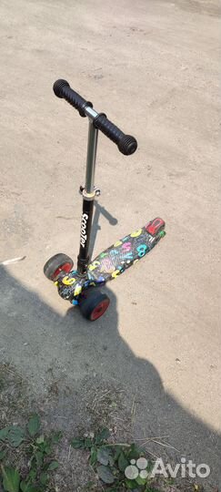 Самокат детский трехколесный бу
