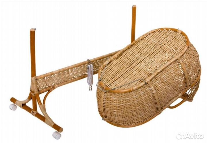Колыбель / люлька детская, плетëная