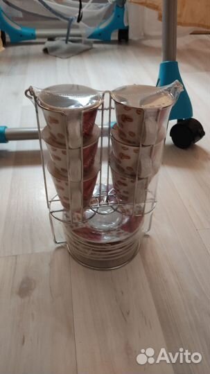 Продам набор тарелки и бакал для кофе