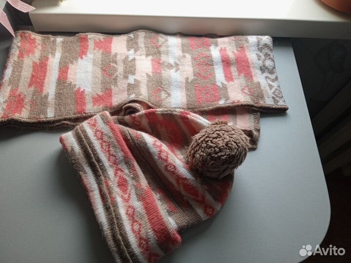 Женский шарф плюс шапка