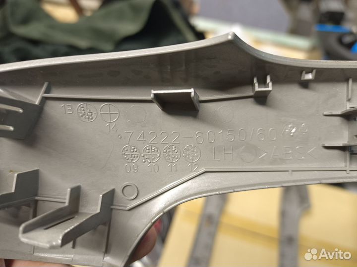 Накладка ручки двери Toyota land cruiser prado 150