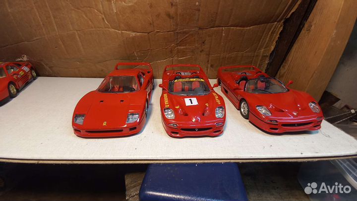 Bburago ferrari f40, f50 1/24
