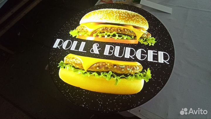 Наружная реклама. Световая панель