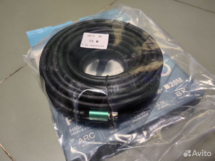 Кабель hdmi 2,1 8K 20Метров