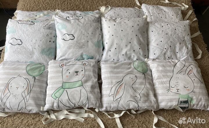 Бортики в детскую кроватку