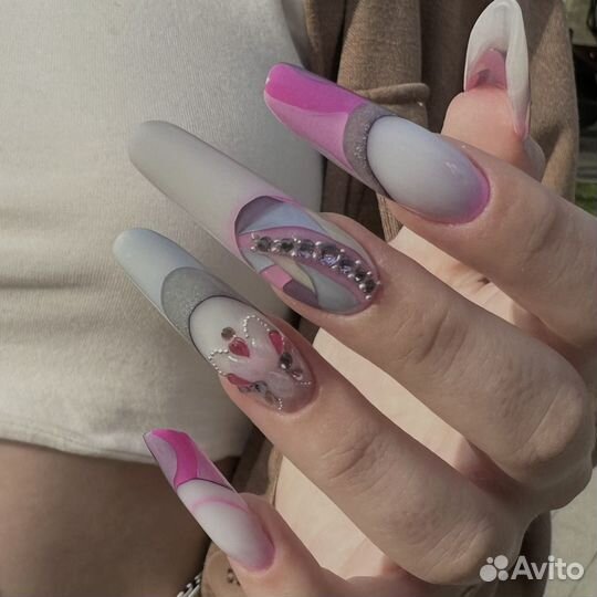 Модель на выкладной френч