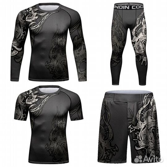 Комплект для мма cody lundin 4 в 1 Tattoo (р. L)