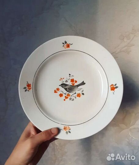 Старинная тарелка зик Конаково