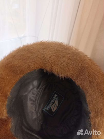 Шапка шляпа норковая