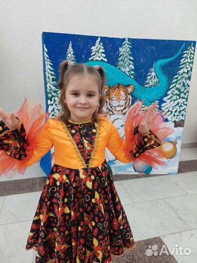 Костюм жар-птица русский народный